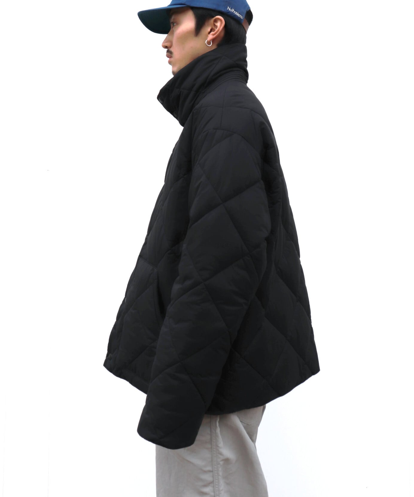 UNUSED / US2513 PADDED QUILTED JACKET (BLACK) | AfterSchool