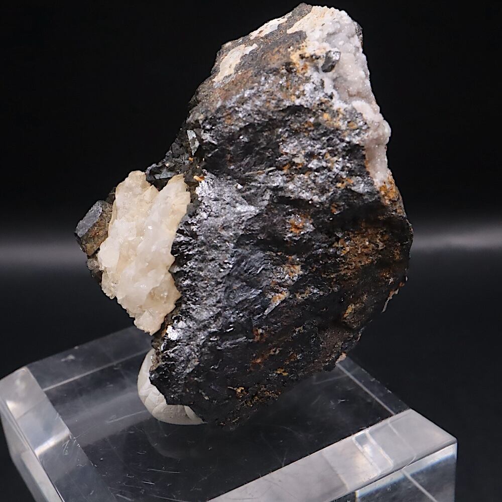 マグネタイト クォーツ 磁鉄鉱 水晶 141.7g ユタ州産 MGT120 原石