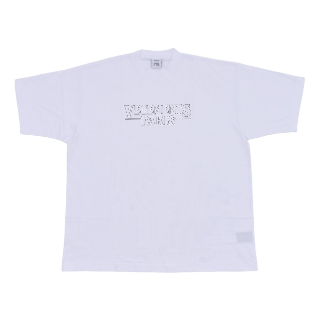 新品 VETEMENTS Paris Logo T-Shirt S VETEMENTS】VETEMENTS PARIS LOGO T-SHIRT | AYIN
