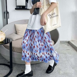 プリーツ Aラインスカート 10190