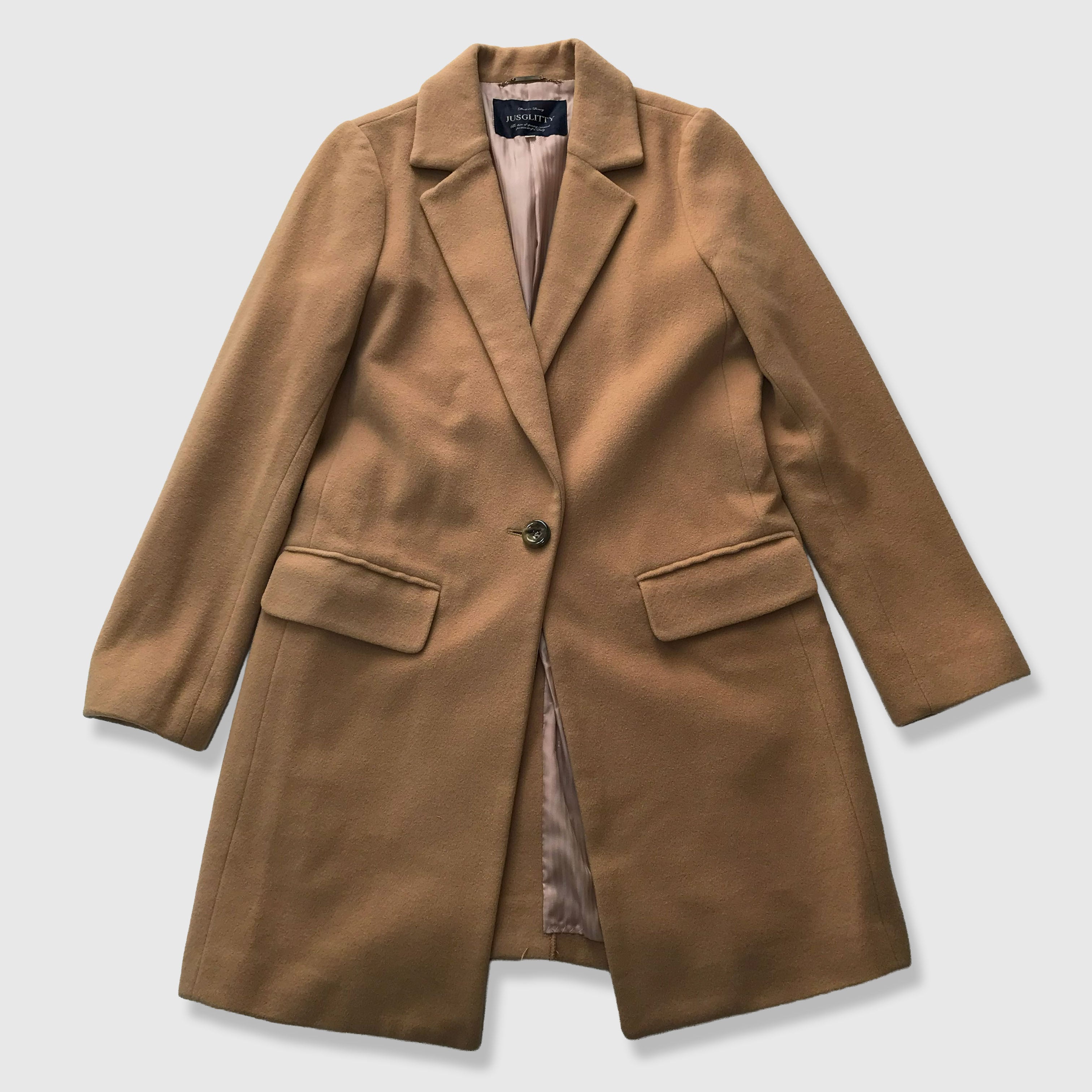 良品▽Dunhill ダンヒル カシミヤ100％ 比翼仕立て チェスターコート