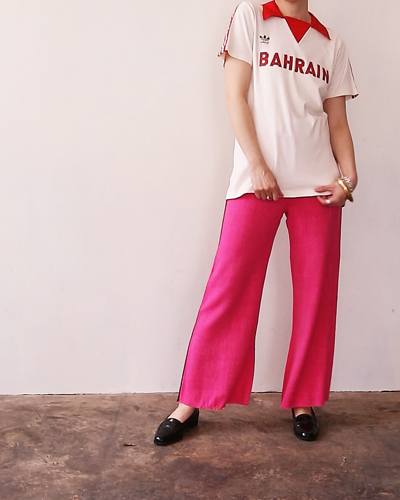 1970s adidas w.germany bahrain game shirt