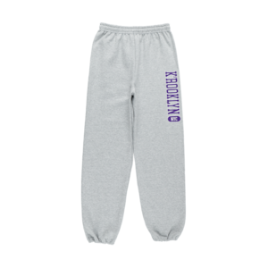 K'rooklyn College Sweat Pants -Gray-