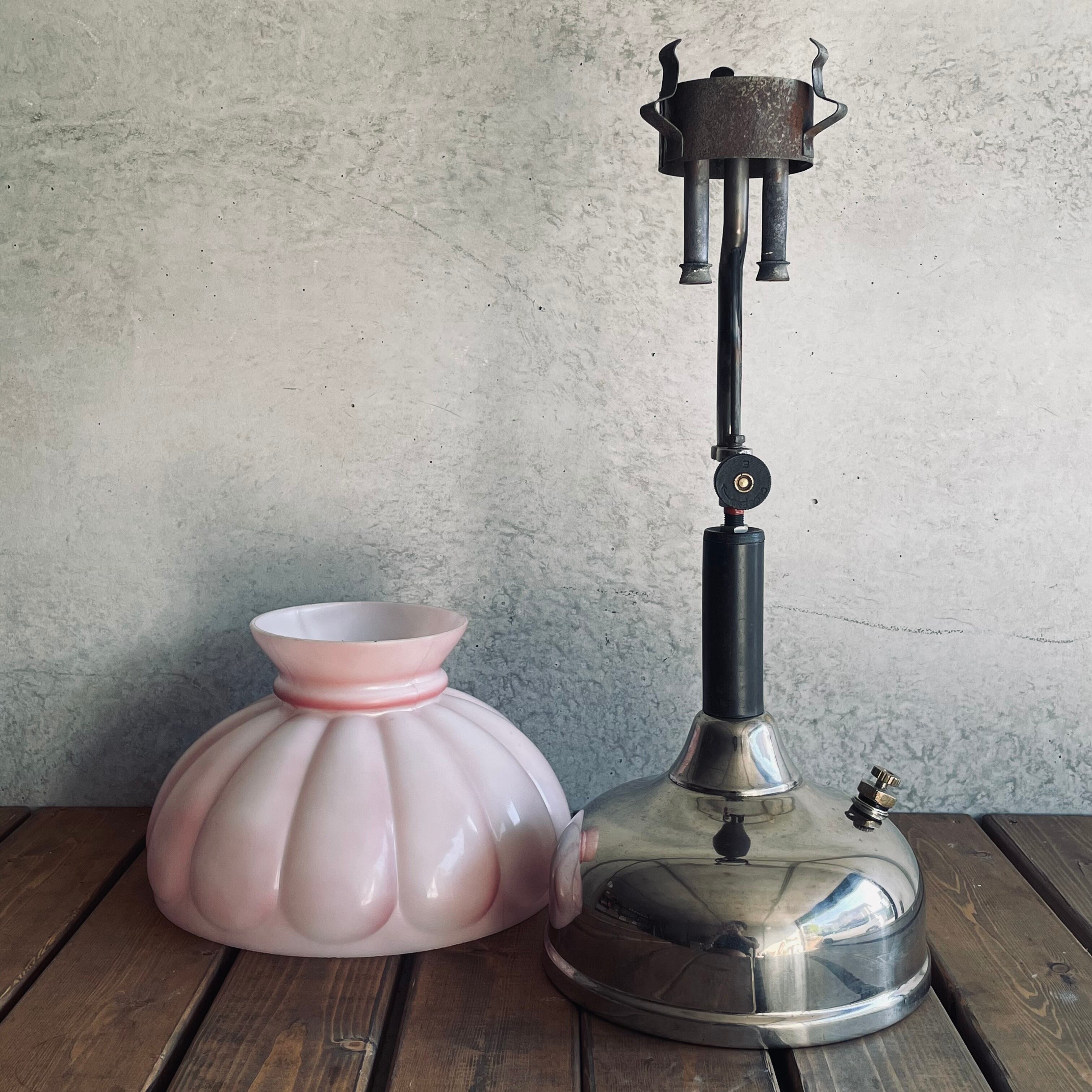 コールマン　coleman クイックライト　ピンクグローブ テーブルランプ コールマン クイックライト CQ ビンテージ テーブルランプ ピンク