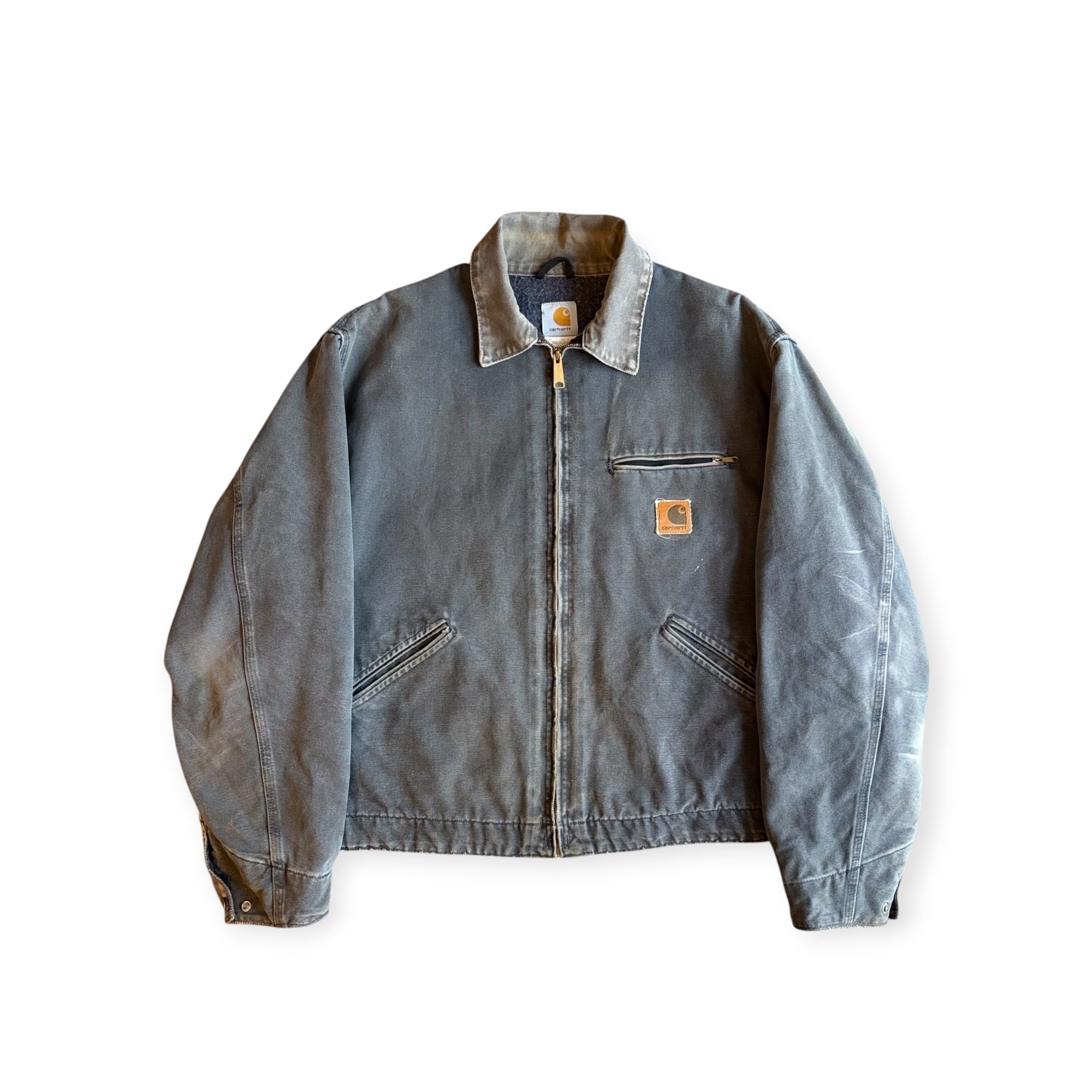 70s French Blue フレンチワークジャケット モールスキン デッド