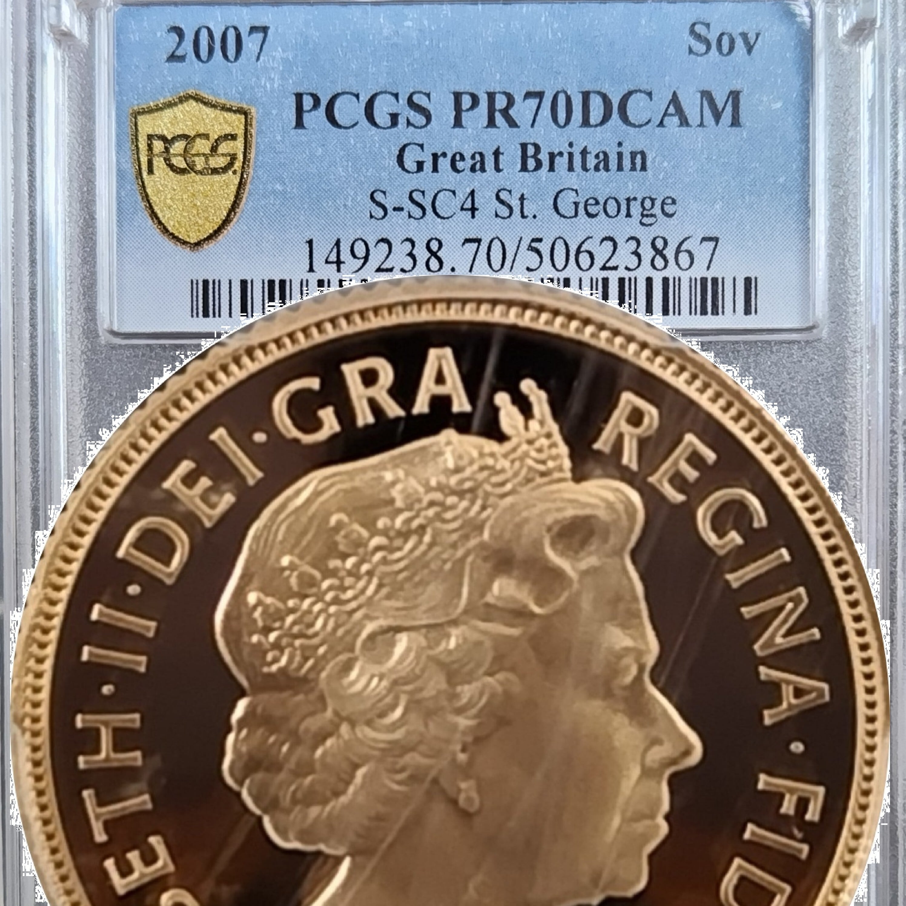 ロシア 20コペイカ銀貨☆1914年／未使用／双頭の鷲／NGC MS64／本物