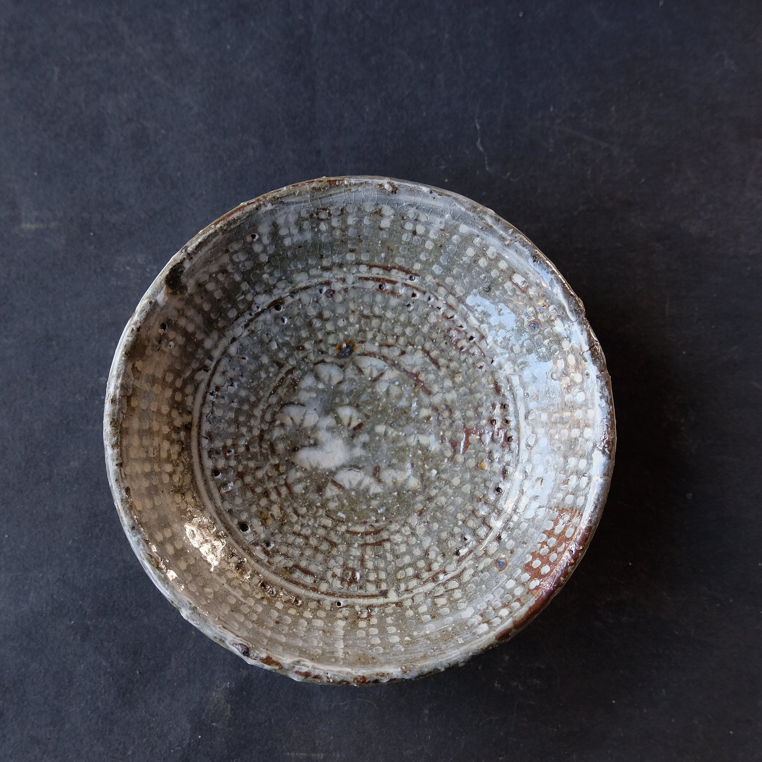 井上茂 SHIGEU INOUE 印花三島 小皿 no.30b | les trois entrepôts