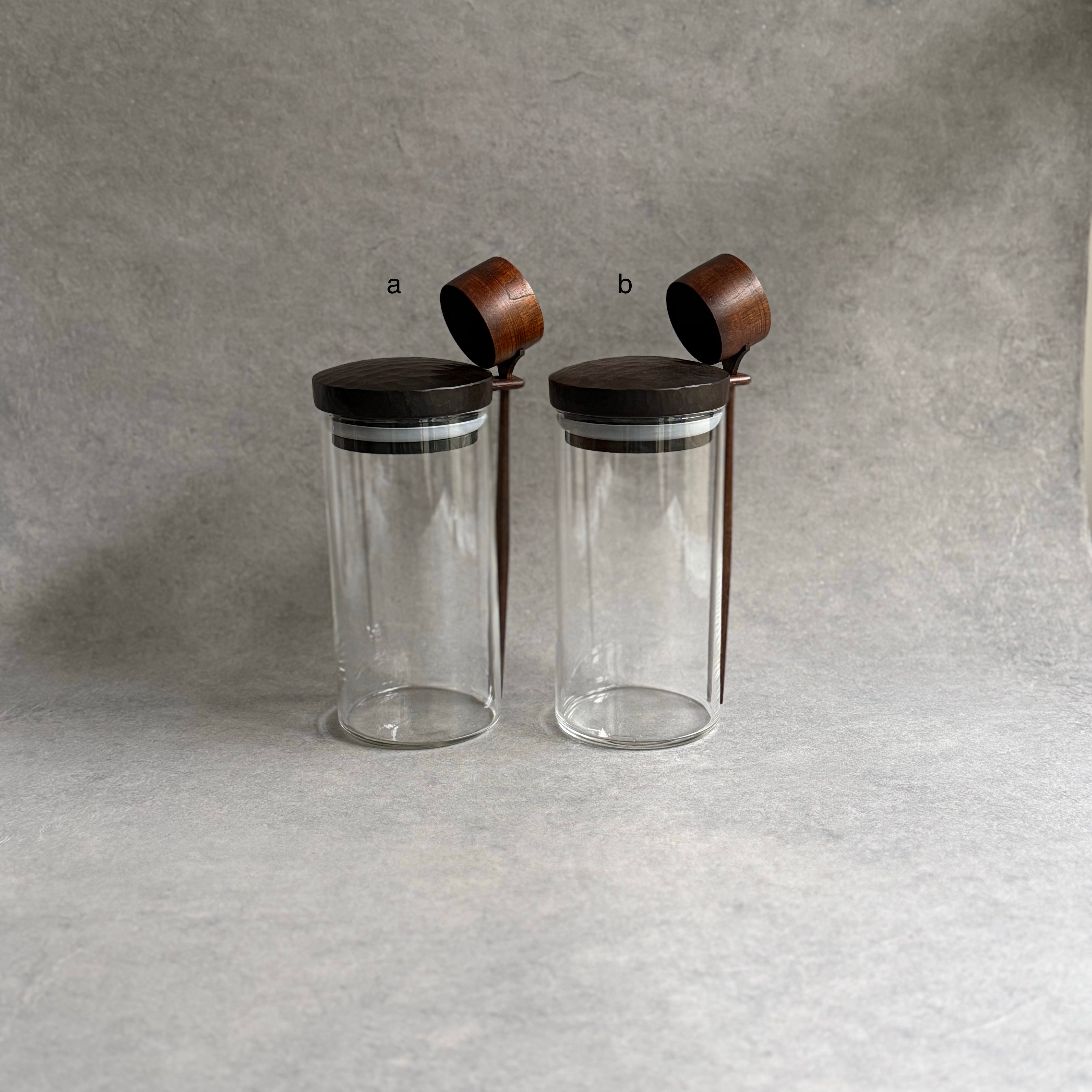 コーヒー　キャニスター　ガラス　田澤祐介 田澤祐介：コーヒーキャニスターセット S - うつわ SouSou