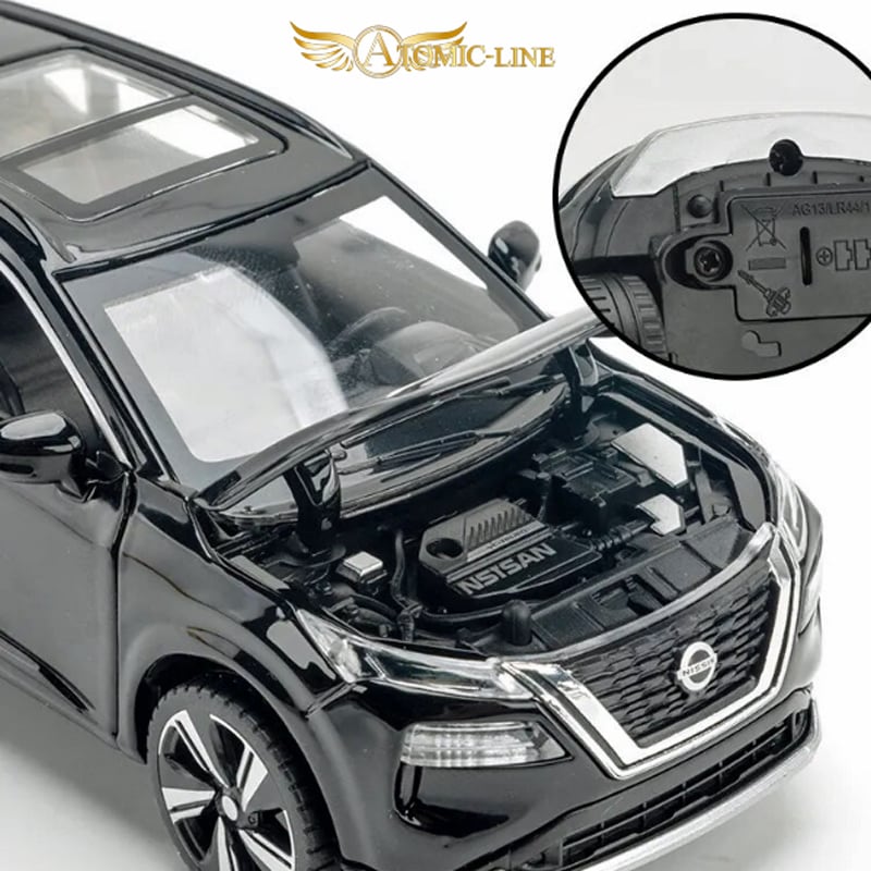 日産 エクストレイル X-TRAIL 1/32 ミニカー 全3色 ライト点灯