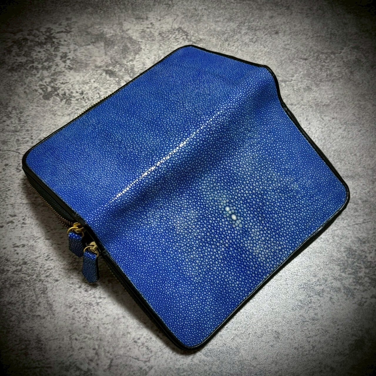 ☆スタースティングレイ 長財布 ダブルジップ大容量☆ スタースティングレイ 長財布 商品番号 LW-009 | ELMUNDO / エルムンド