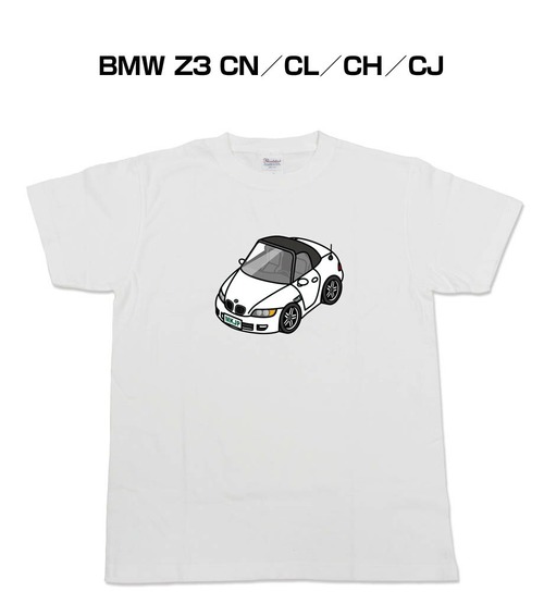 【BMW Z3 CN/CL/CH/CJ】イラスト入りTシャツ 車好き 納車祝い プレゼント グッズ カスタム【送料無料】