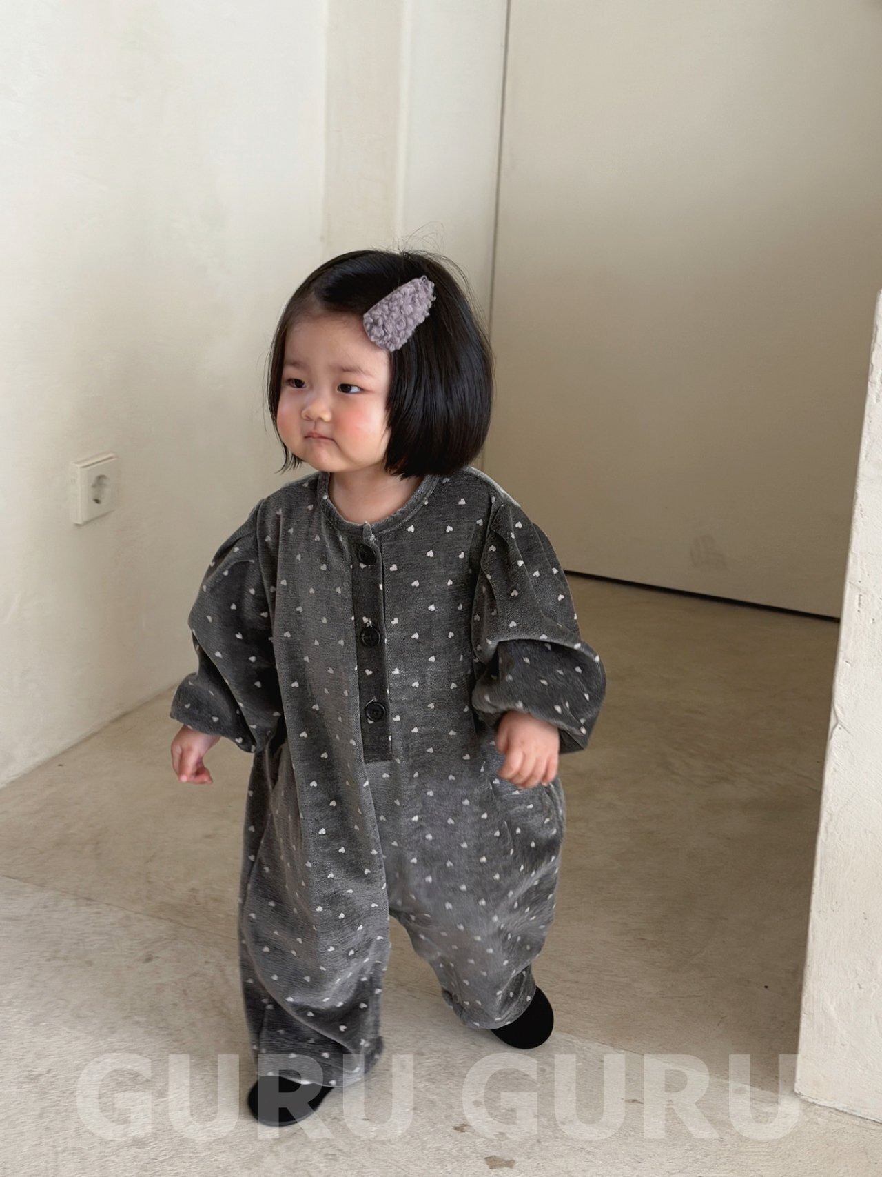GURUGURU［取寄］velour romper 26winter