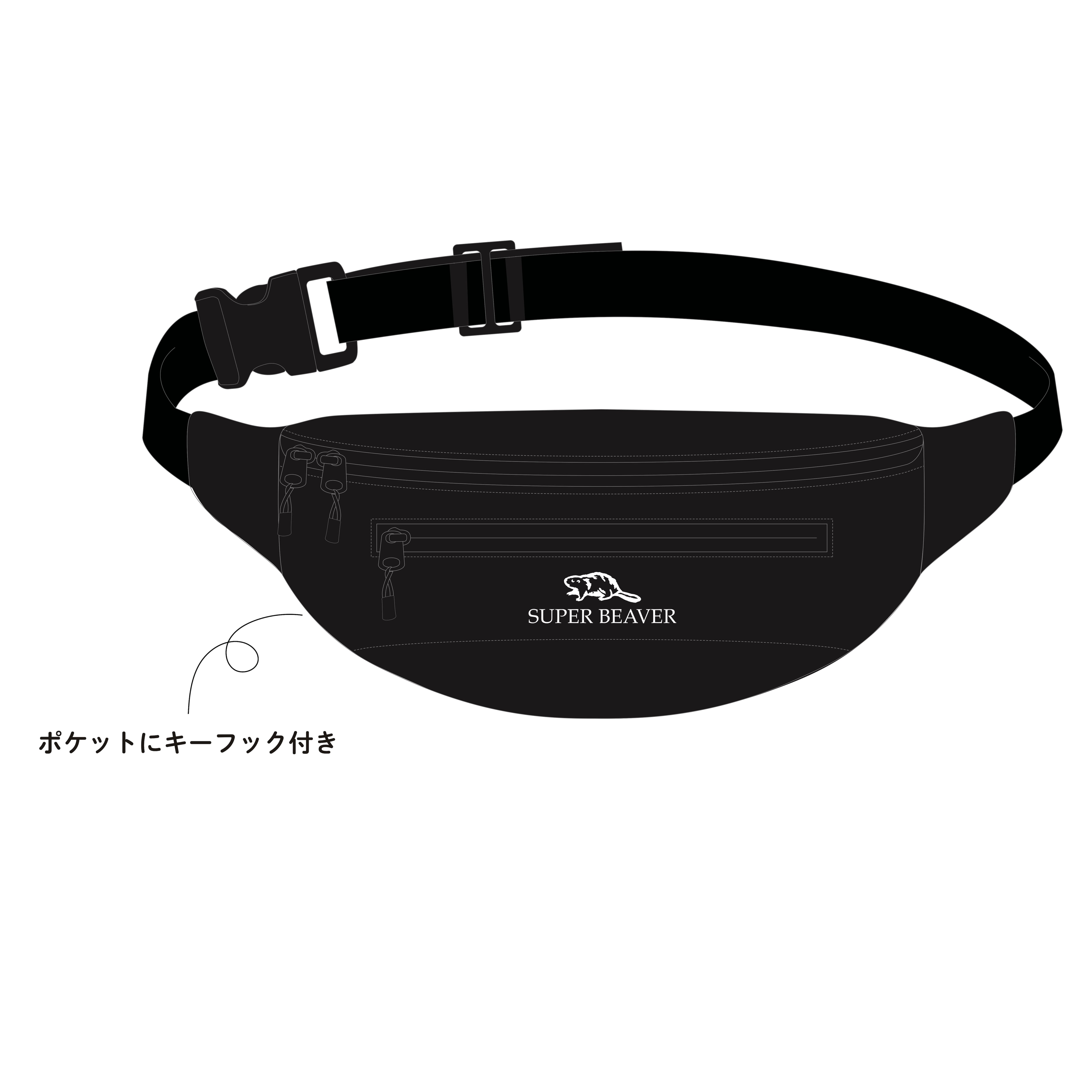スーパービーバー ボディバッグ ビーバーボディバッグ | SUPER BEAVER OFFICIAL WEBSTORE