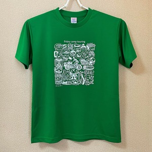キャンプツーリングTシャツ2024/グリーン
