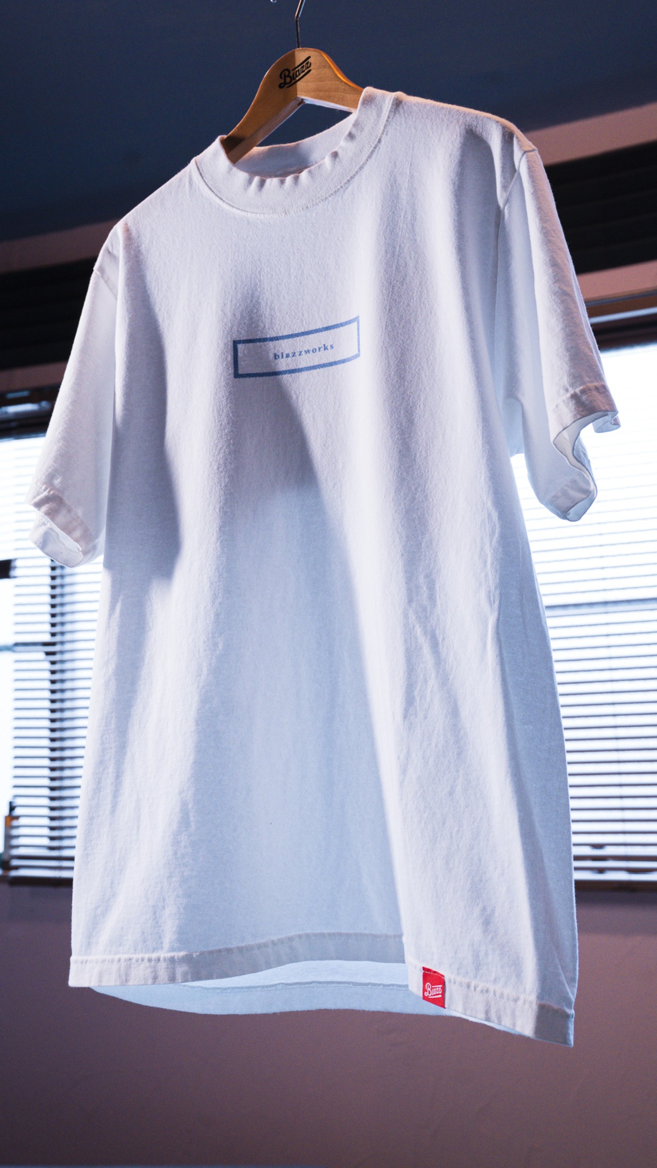 Fu-ji-Blazz 7.5oz U.S.A Cotton Garment Dye T-Shirt [Washed White]