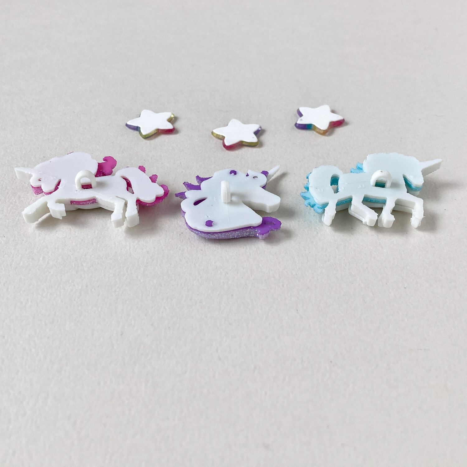 再入荷〉JJボタン ラメユニコーンのボタンパック（6p） | Dua