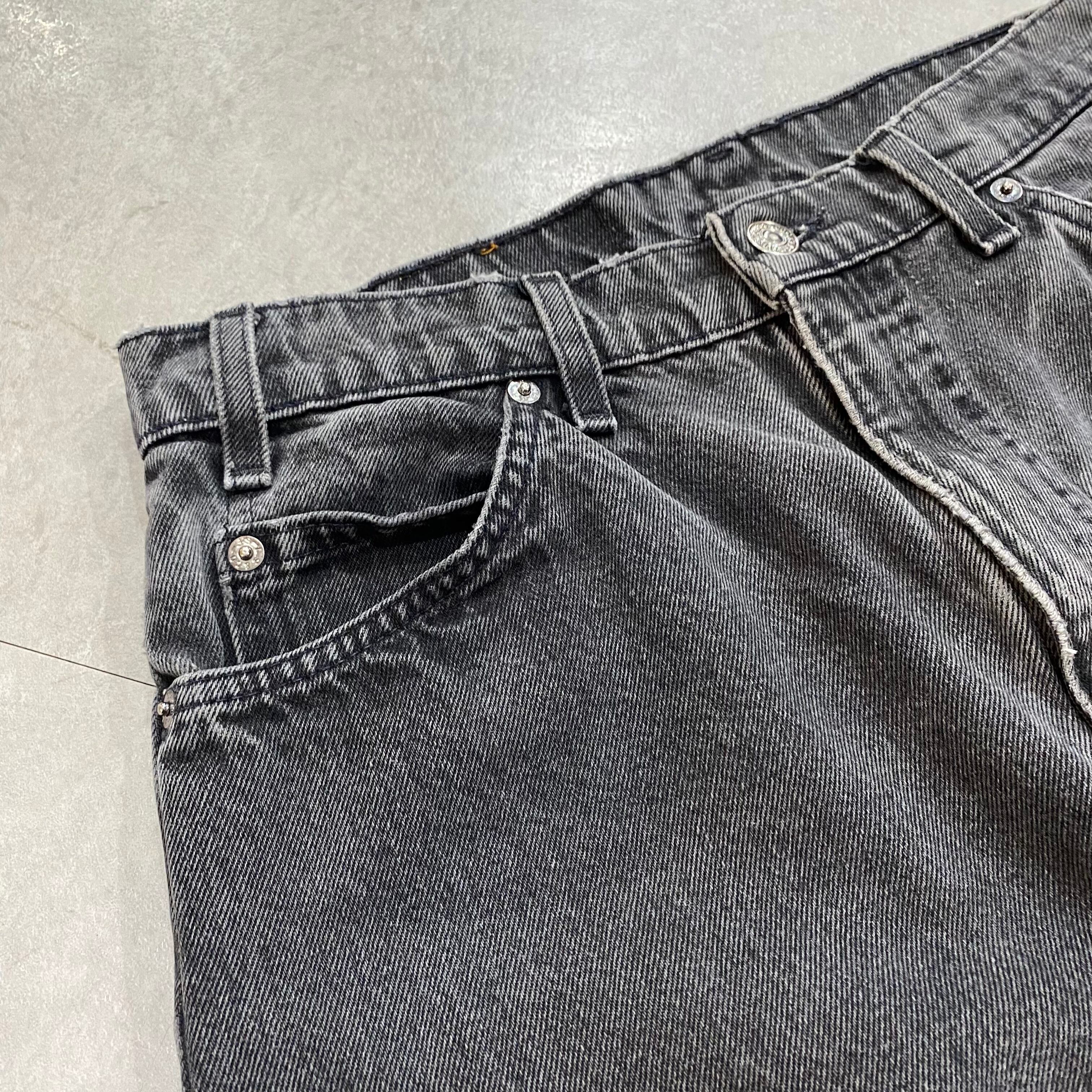 levi's 550 ブラックデニムパンツ  フェード オールド ヴィンテー