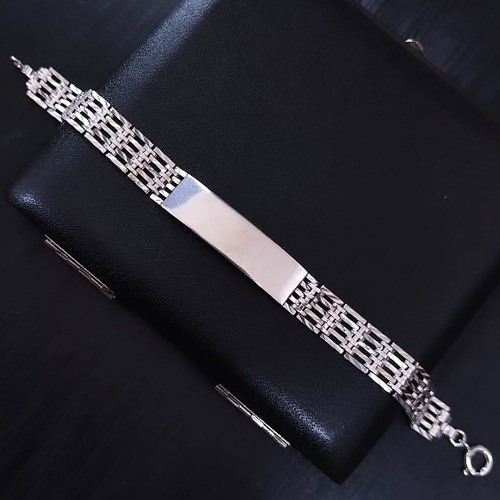 Vintage Silver 925 ID Bracelet UK 1972年 19cm