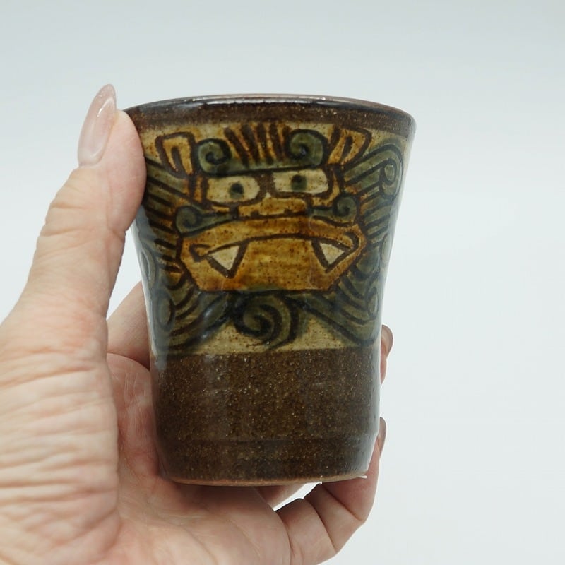 T様オーダー品 シーサー カップセット【陶器屋須藤】