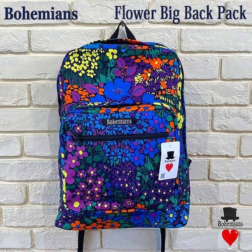 FLOWER BIG BACK PACK 大容量 フラワー ビッグ リュックサック BOHEMIANS ボヘミアンズ 日本製