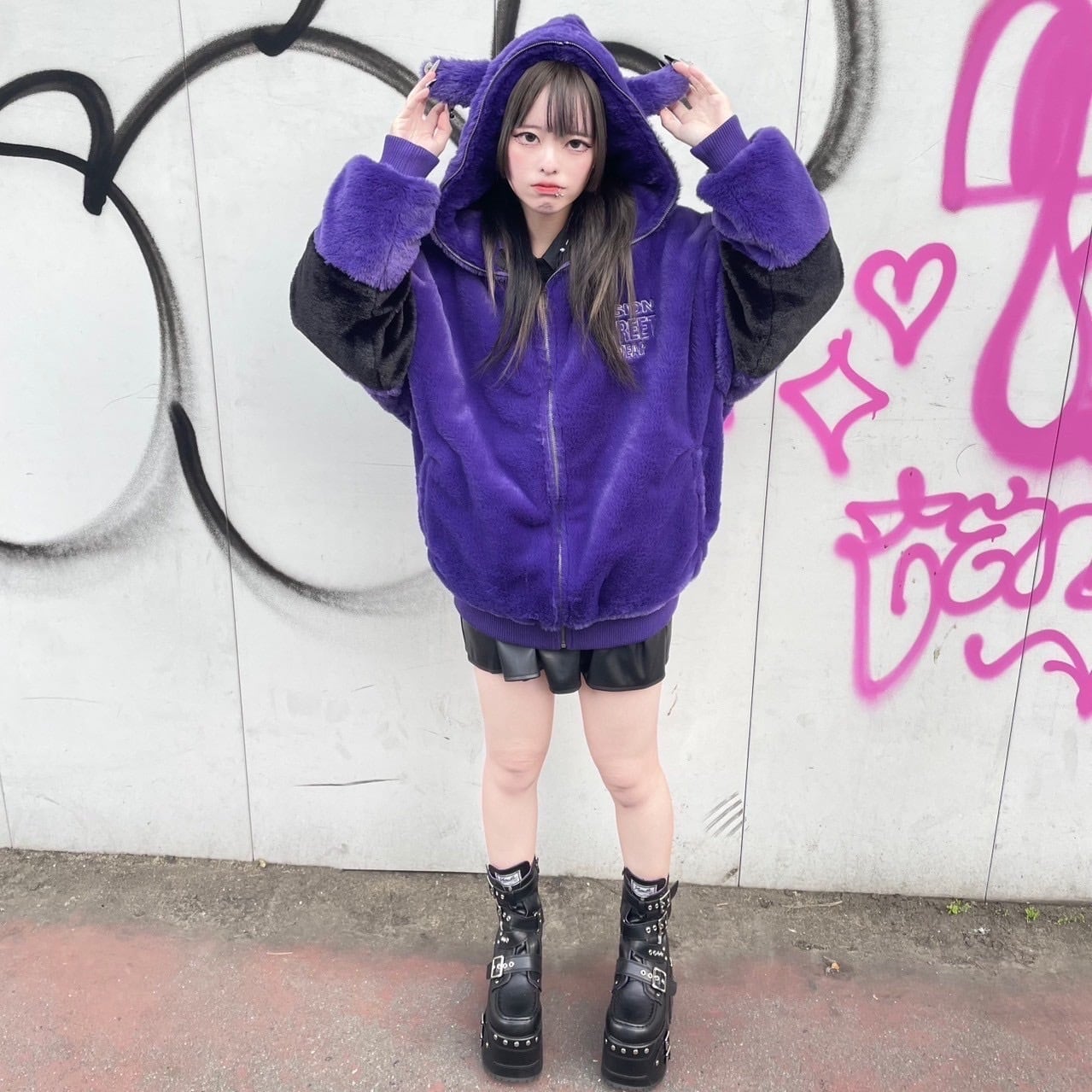 VISION】2024A/W デビルフェイクファーブルゾン | VOLCAN&APHRODITE VISION】2024A/W デビルフェイクファーブルゾン | VOLCAN&APHRODITE