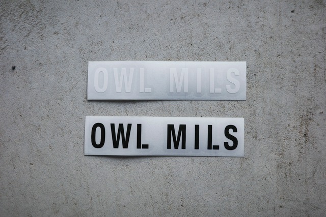 [ACCESSORY] OWL MILS カッティングステッカー