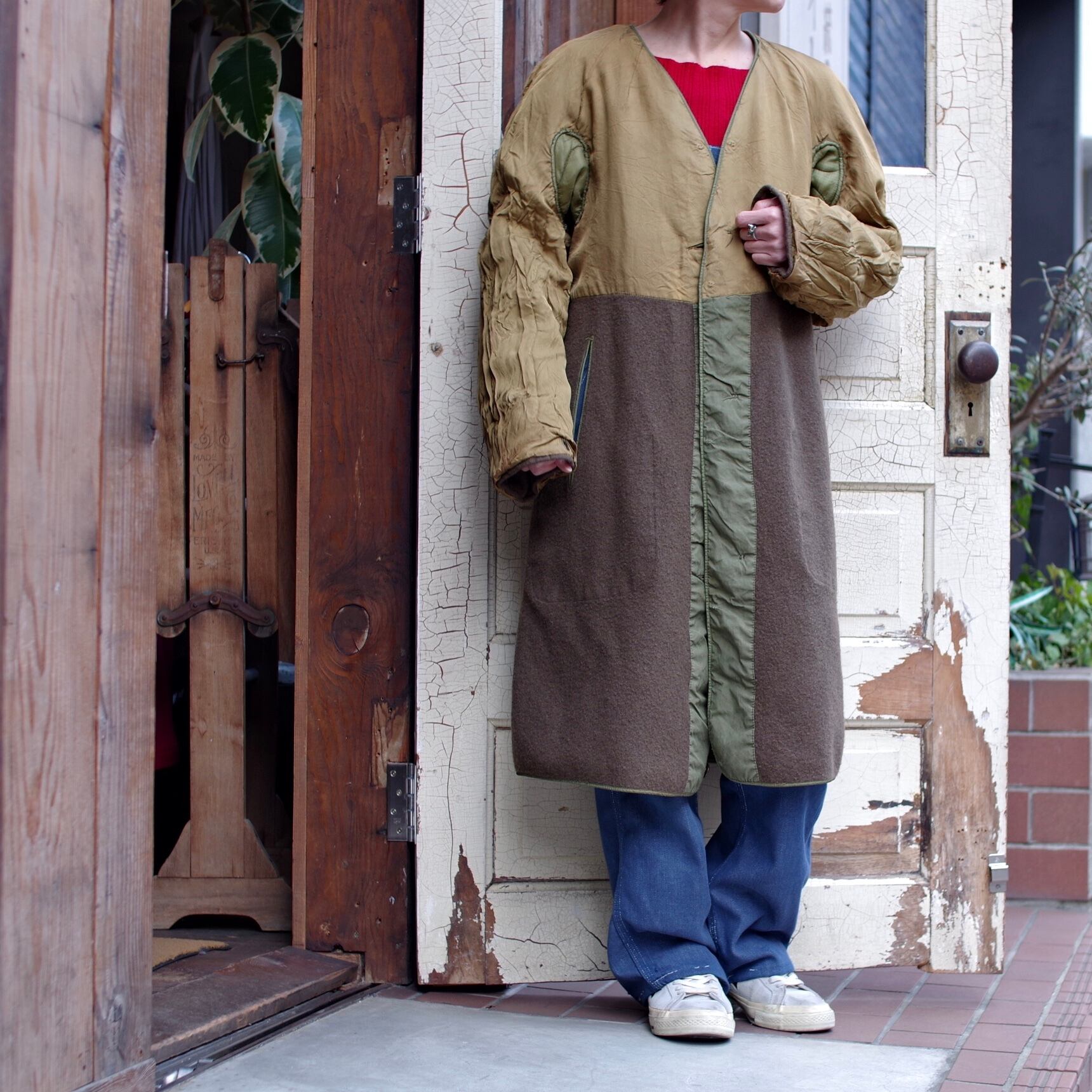 's US ARMY Overcoat Wool Liner / ウール ライナー コート   古着