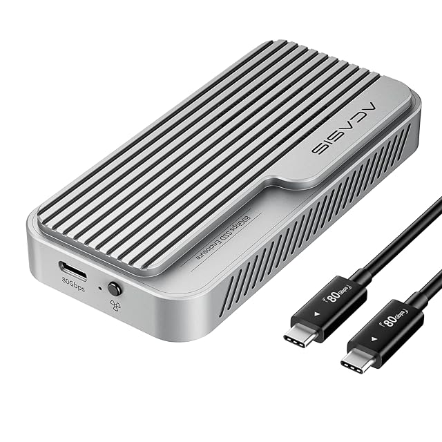 ACASIS 80Gbps SSD外付けケース TB501 Pro 極美品 ACASIS TB501Pro/Thunderbolt5 SSDエンクロージャー Acasis 80Gbps M.2