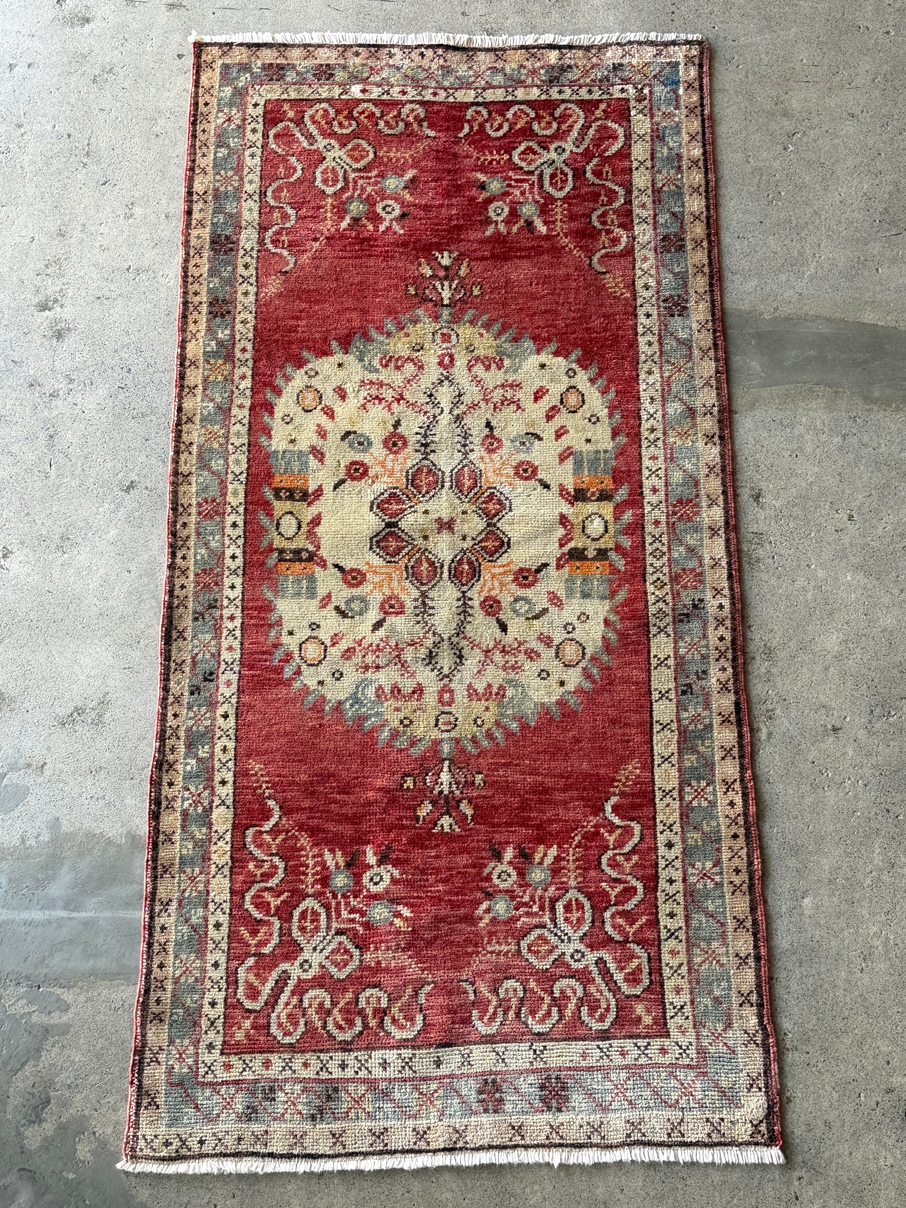 ヴィンテージラグ　89×49 ラグ | ヴィンテージラグ | Antiques&Crafts880
