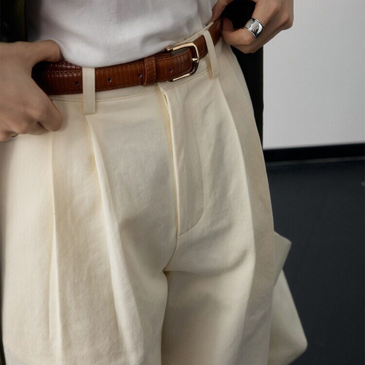 Straight Pants 【2color】T4347