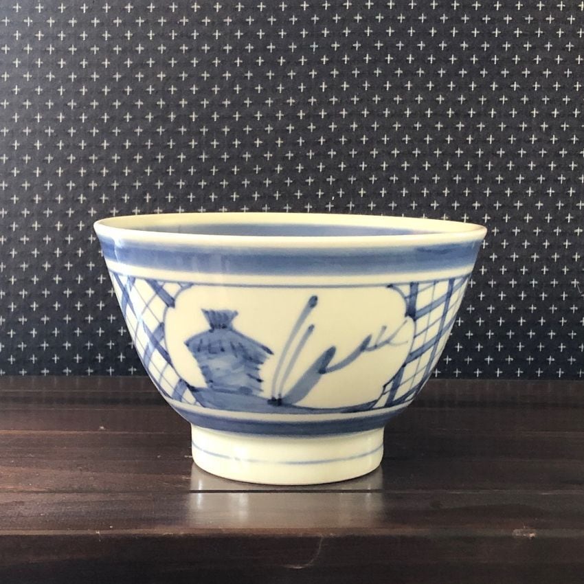 有田焼和食器 反深丼(16cm) わらこずみ