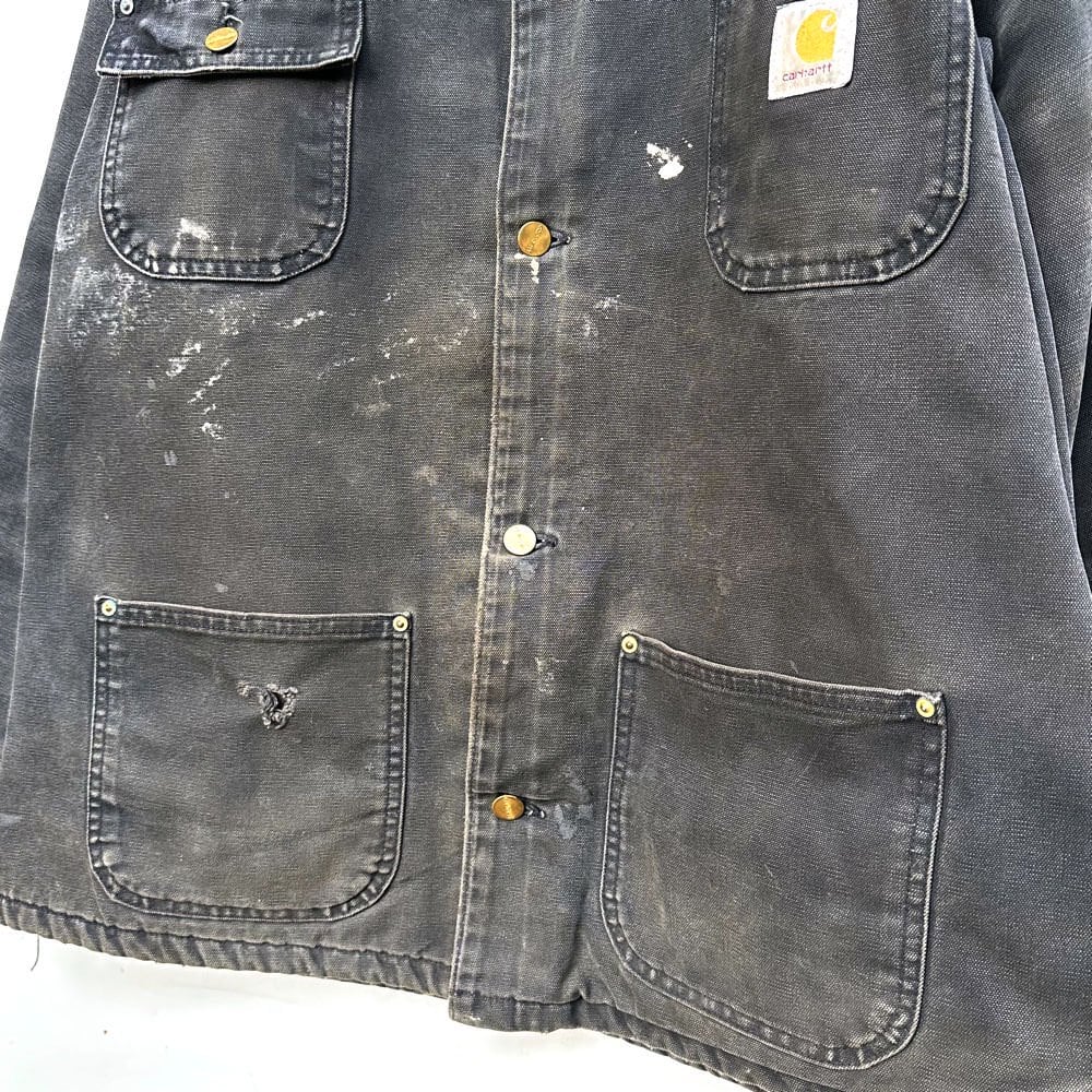Carhartt] Vintage High Aged Black Duck Chore Coat [2000s-] Vintage