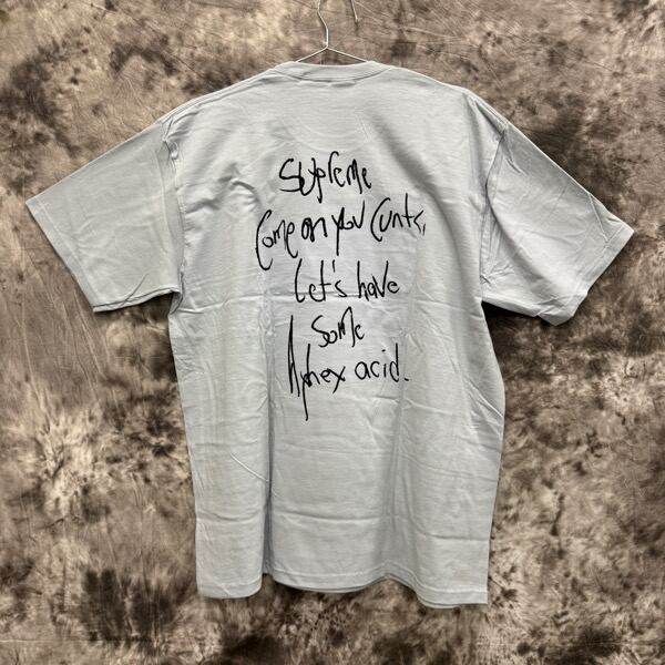 新品25awSupreme×aphex twin写真バックプリントシャツ白L Supreme×Aphex Twin 25SSAmbient Works TeeTシャツ ホワイト