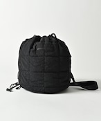 ADAM PATEK  square quilt mini drawstring bag (BLK) AP2329005