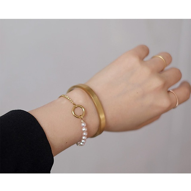 Chain pearl bracelet　B-22060133