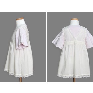 【型紙予約販売】Vネックレースワンピース（ノースリーブ）｜90〜150サイズ｜商用利用OK