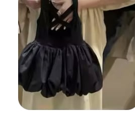バルーンワンピ