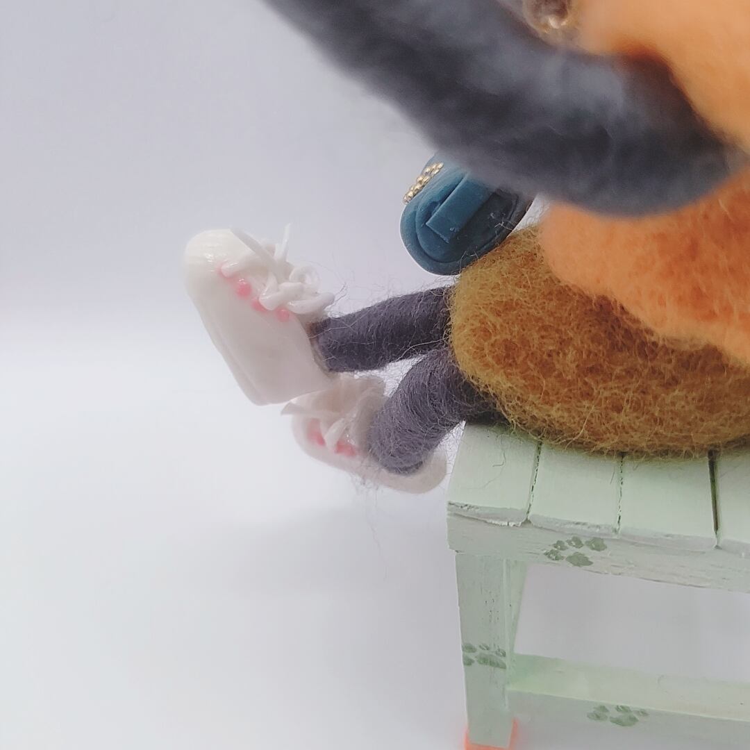 羊毛フェルトsitting イタグレちゃん | 彩久saku 羊毛フェルトsitting イタグレちゃん | 彩久saku