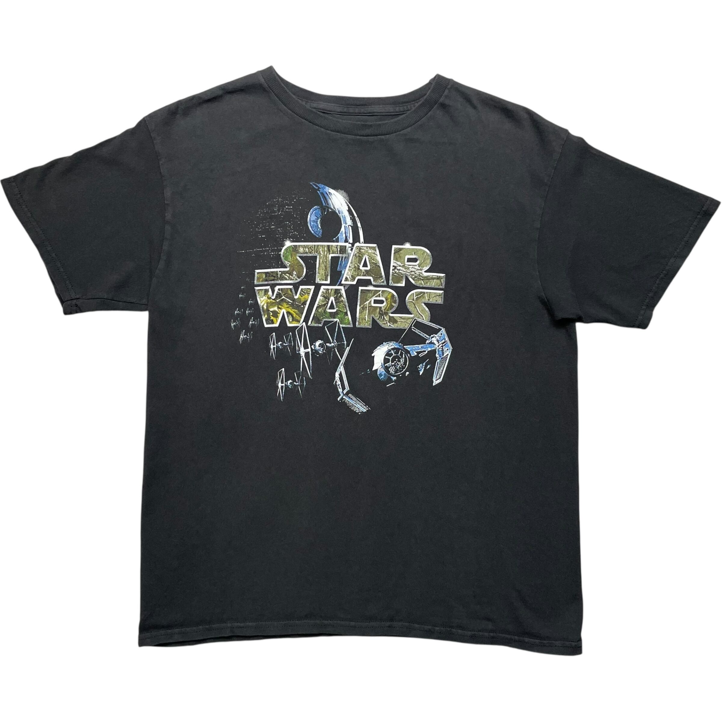 《XL》STARWARS スターウォーズ Tシャツ フロントプリント ブラック no.8520