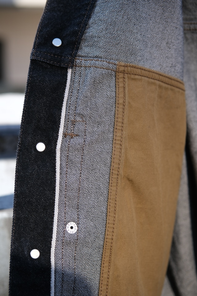 Utah/”stabilizer gns” 8-52 stand collar jacket/c.black