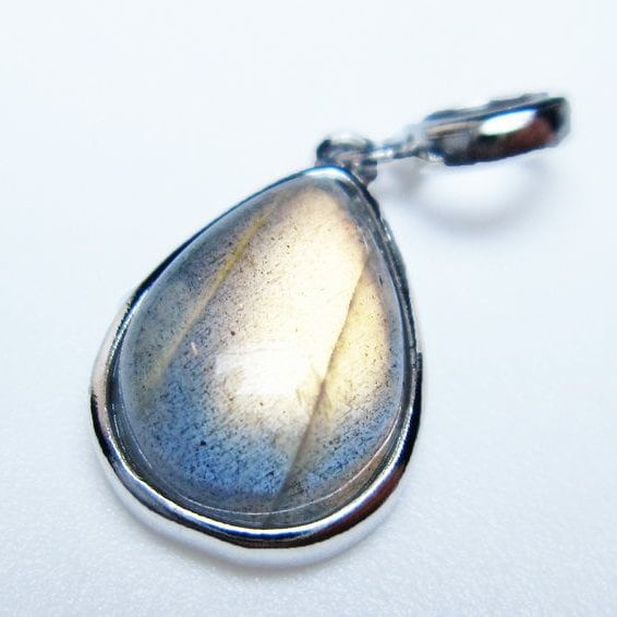 ラブラドライト ペンダント 一点物 メール便可 [M便 1/20] 112-11721