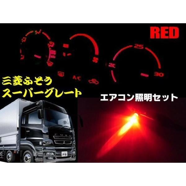 24V/三菱ふそうFUSO/スーパーグレート・エアコンパネル照明用LEDセット 