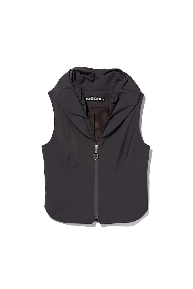 [MSCHF] NYLON EVENING VEST_CHARCOAL ミスチーフ 正規品 韓国ブランド 韓国ファッション 韓国代行 韓国通販 mischief