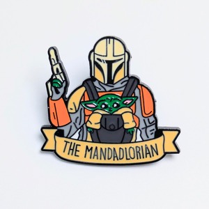 送料無料！ ★ピンズ PINS★ピンバッジ 【 Star Wars / スター・ウォーズ / マンダロリアン・アンド・グローグー 】5Pセット / ディン・ジャリン / ディン・グローグー〚アメリカン雑貨 アメトイ〛