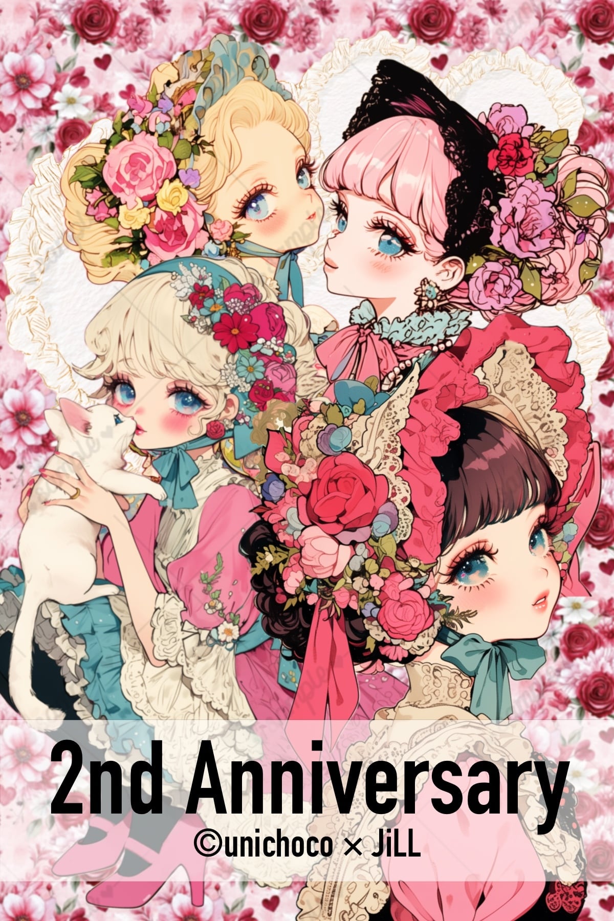 unichoco x jiLL】メモセット 2nd anniversary | JiLL papercraft