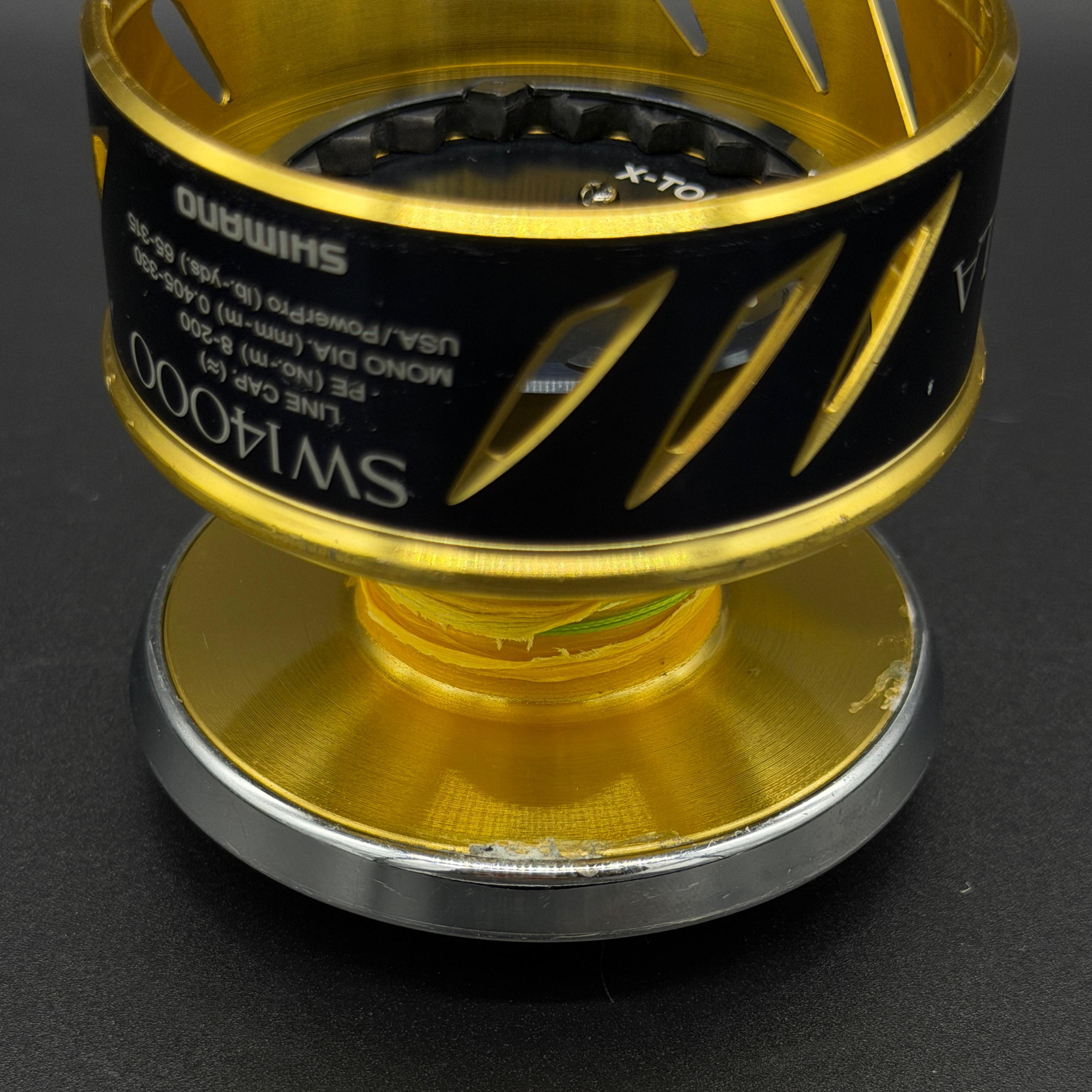 13ステラSW14000XG 純正替えスプール 中古（１） 13ステラSW 14000 スプール 中古品 替えスプール シマノ | リール