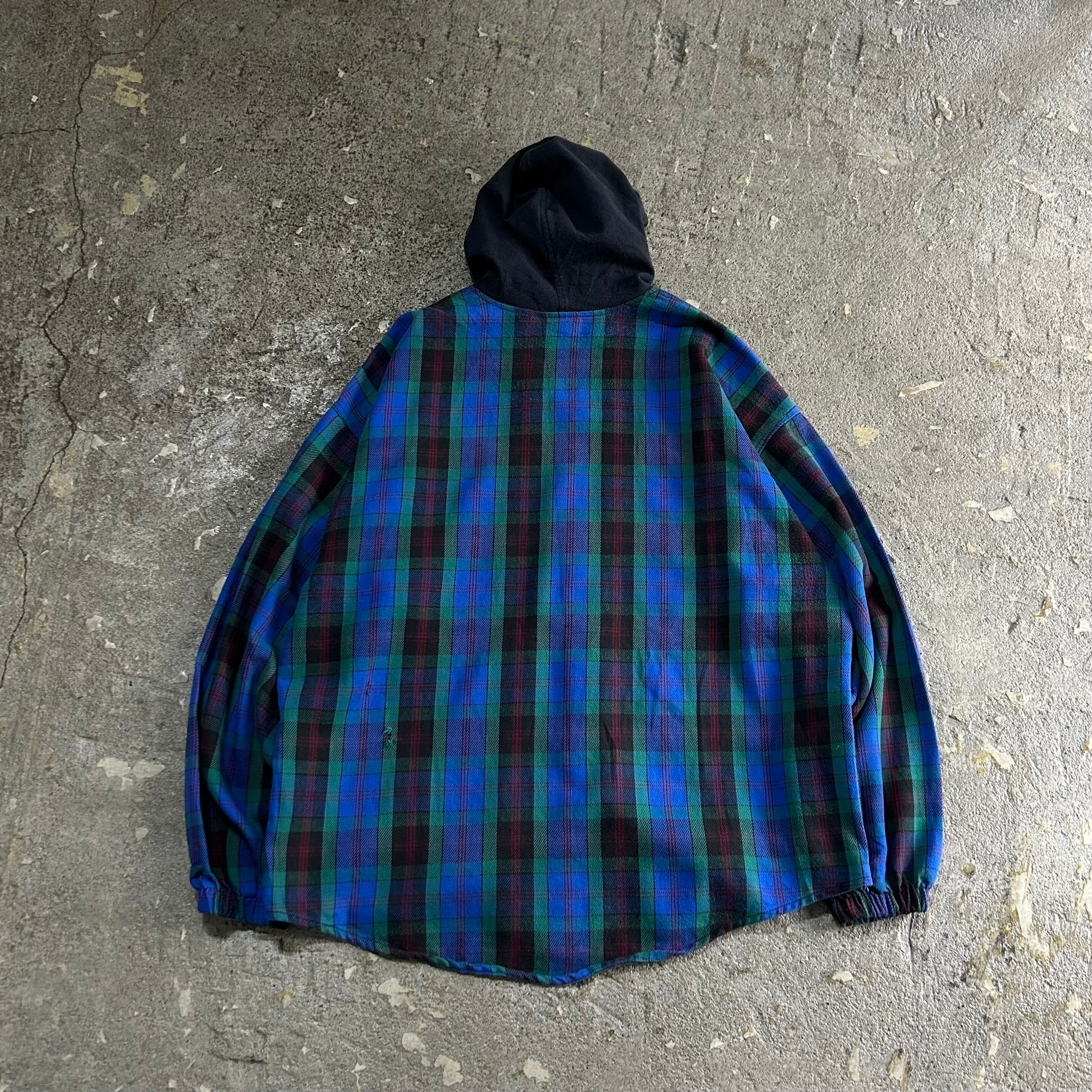 90s NO FEAR flannel shirt hoodie【仙台店】 | What'z up