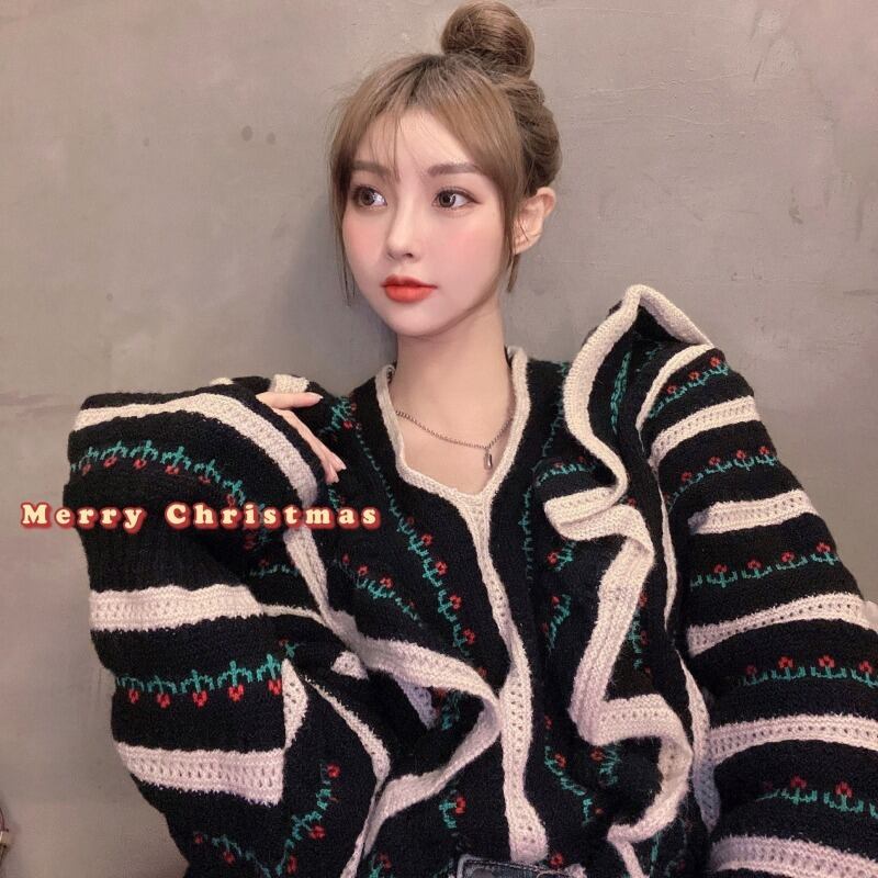 セーター スタンダードカラールーズニットトップス レトロ ウィンター 冬物 YY-ファッション27340585539