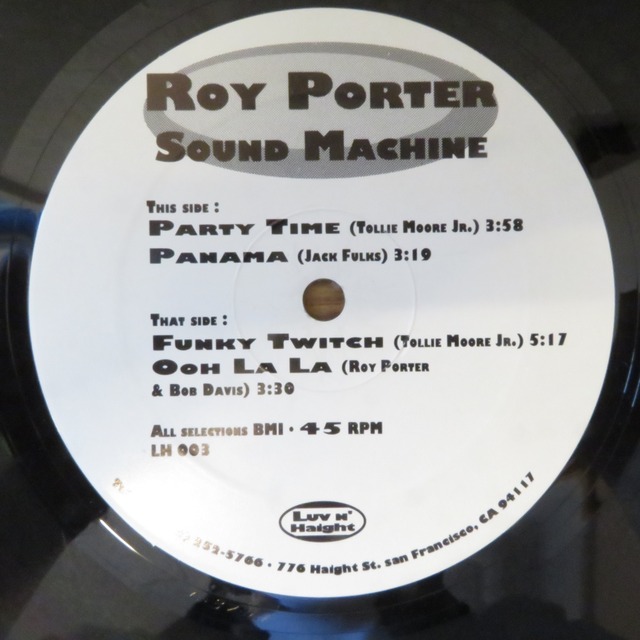 Roy Porter Sound Machine / Roy Porter Sound Machine [LH 003] - メイン画像