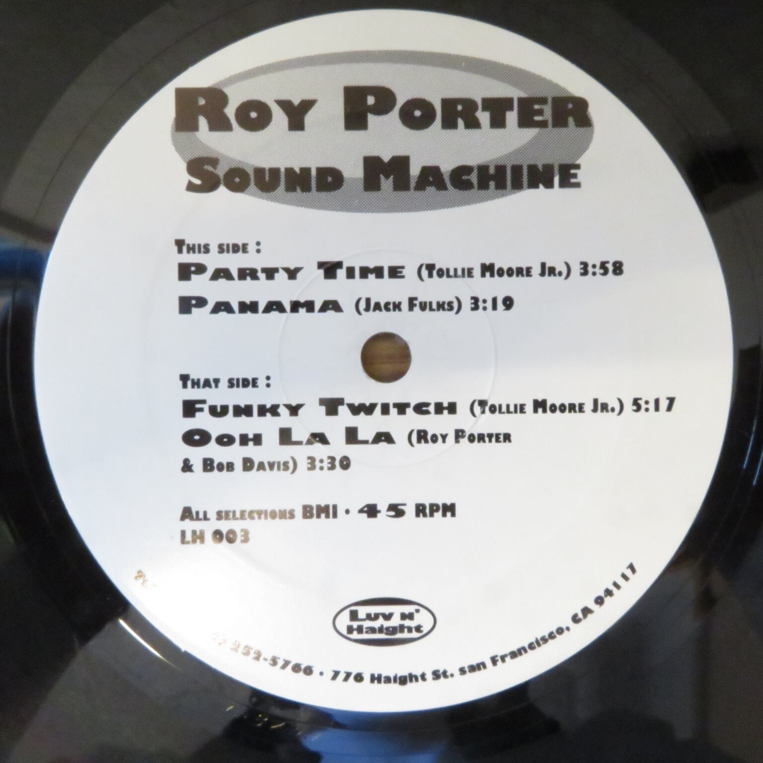 Roy Porter Sound Machine / Roy Porter Sound Machine [LH 003] - 画像1